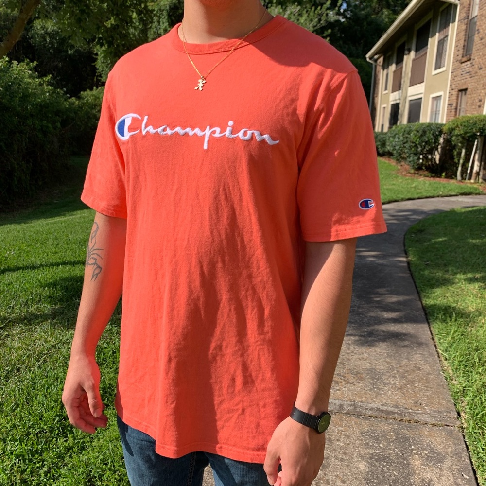 NWOT Champion Authentic Embroidered Tee